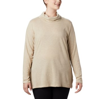 Columbia Canyon Point Cowl Neck Plus Size, Sudaderas Creme Para Mujer | 670489-BXC